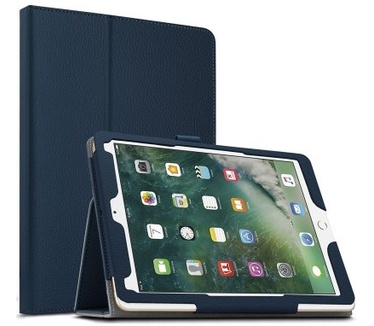 qMust Apple iPad Pro 12.9 (2017) Tablet Hoes Donker Blauw