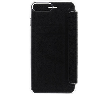 Guess IriDescent BookCase - Apple iPhone 7 Plus (5.5") - Zwart Zwart