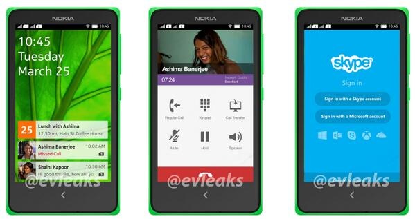 Nokia Normandy met Android