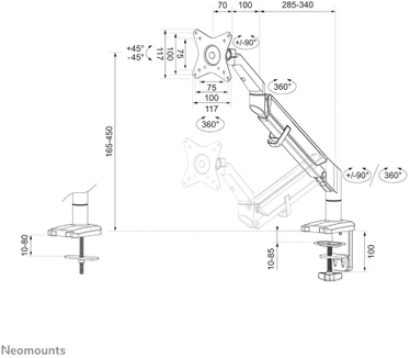 Neomounts by Newstar Neomounts by Newstar monitor bureausteun