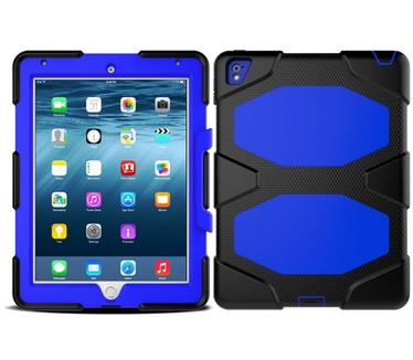 qMust Kids-proof Heavy Duty Apple iPad Pro 9.7 tablet hoes - Dark Blue
