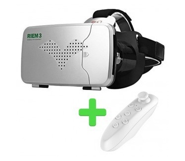 RITECH Riem 3 VR Bril + Bluetooth Remote Control - White