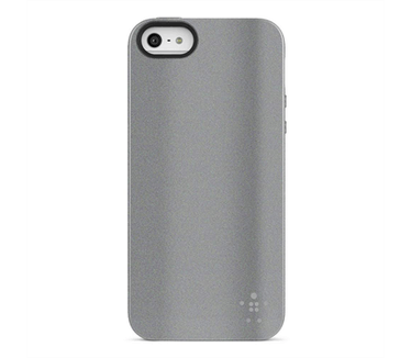 Belkin Belkin Grip Glam Matte voor iPhone 5, Steel (Apple)