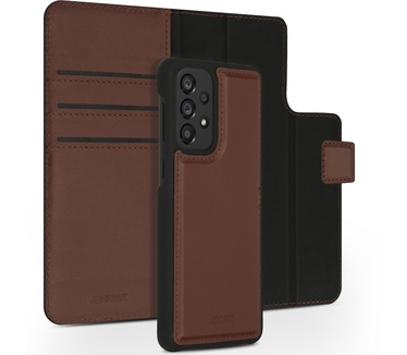 Accezz Premium Leather 2 in 1 Wallet Bookcase Samsung Galaxy A33 - Bruin