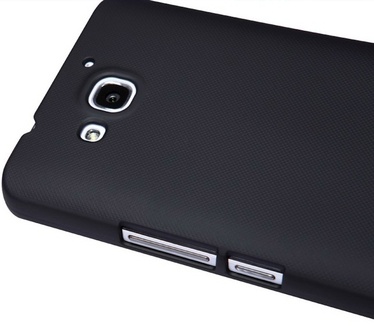 Nillkin Frosted Shield HardCase + Folie Huawei Ascend G750 -Zwart Zwart
