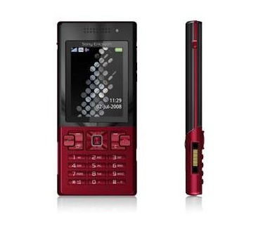 Sony Ericsson T700 Rood, Zwart