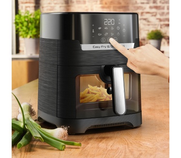 Tefal Easy Fry & Grill Vision EY5068 heteluchtfriteuse met kijkvenster zwart