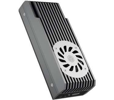 Icy Box External Type-C enclosure for M.2 Zwart