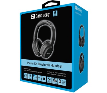Sandberg Play'n Go Bluetooth Headset