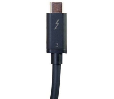 CablesToGo 1m Thunderbolt 3 Cable (20Gbps) ? Thunderbolt Cable ? 4K support ? Black