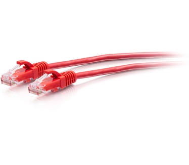 CablesToGo 0.3m Cat6a Snagless Unshielded (UTP) Slim Ethernet Patchkabel - Rood