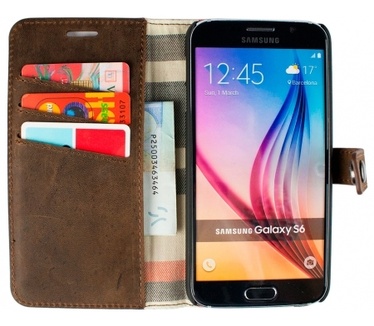 Imoshion imoshion Moyland 2 in 1 Wallet Case Samsung Galaxy S6 Brown