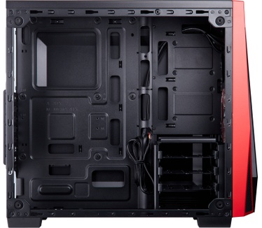 Corsair Carbide SPEC-04 Tempered Glass Zwart/Rood