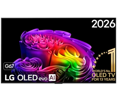 LG OLED evo G6 65" (G67, geen standaard) Zwart