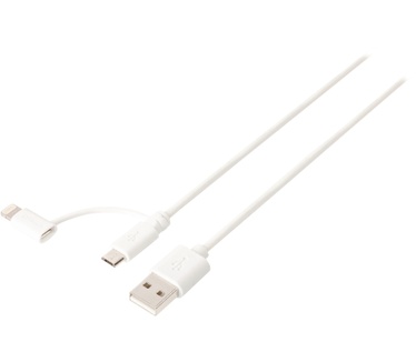 Sweex USB 2.0 / Micro-USB + Lightning, 1 m