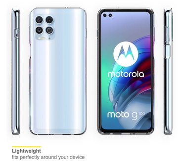 Accezz Clear Backcover Motorola Moto G100 - Transparant (Moto G100) Transparant