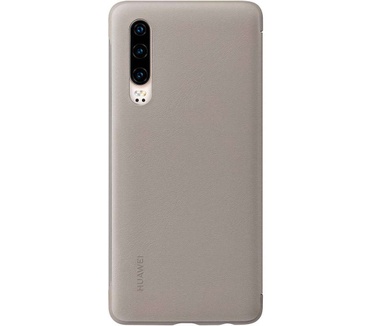 Huawei view flip cover - Khaki - voor P30