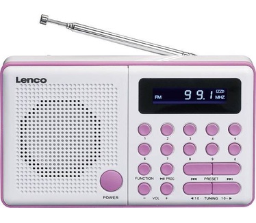 Lenco MPR-034 Wit/Roze
