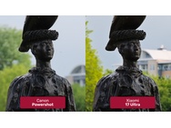 Fotosample zoomcamera (en modi) compactcamera vs smartphone