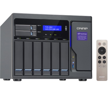 QNAP Turbo vNAS TVS-882 (Ci5-6500, 16GB ram, 450W voeding)