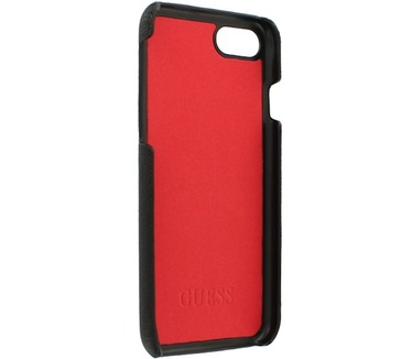 Guess Saffiano Hard Case voor Apple iPhone 7 (4.7") - Zwart Zwart