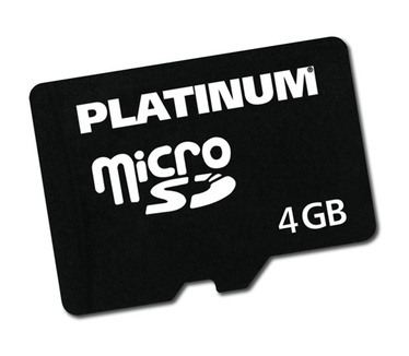 Bestmedia Platinum microSDHC 4 GB (met SD-adapter)