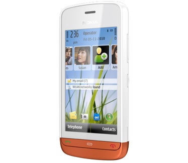 Nokia C5-03 Wit Oranje