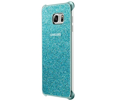 Samsung Galaxy S6 edge Plus Glitter Cover Blauw