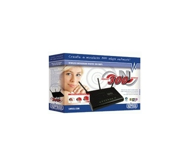 Sweex LW300 Wireless Broadband Router 300 Mbps 802.11n
