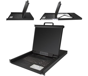 Startech.com 8 poorts VGA rack monteerbare KVM console voor server rack 19" 1U