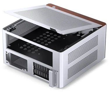 Jonsbo Mini-tower Behuizing, PC-behuizing, Gaming-behuizing Zilver