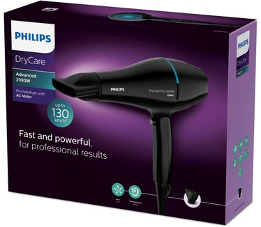 Philips Krachtige AC-motor met 2100 W droogkracht Pro-föhn