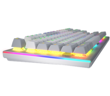 Hator HATOR Gravity TKL orange (HTK561) white, OMA profile US layout ANSI (white-gray keycaps) Keyboard - linear Mechanical Switches - US - ANSI Layout