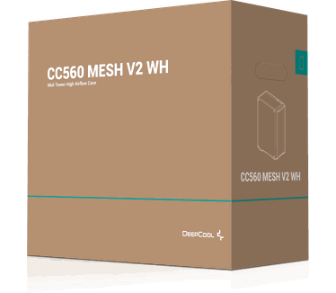 DeepCool CC560 Mesh v2 Wit
