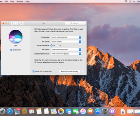 macOS Sierra Siri