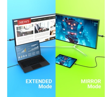 j5create JCC157-N USB-C® naar HDMI™ 2.1 8K-kabel