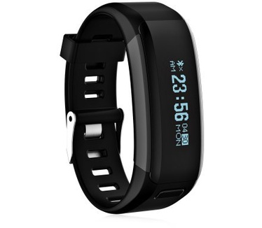 No.1 smartband F1 Zwart (Blauw, Oranje, Zwart)