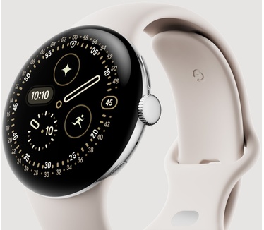 Google Pixel Watch 4, 4G, 41mm, Zilver (Beige)