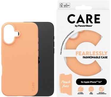 PanzerGlass CARE by PG Peachy iPhone16 6.1
