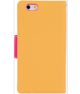 Mercury Fancy Diary Wallet Case Apple iPhone 6/6S (4.7'') - Geel Geel