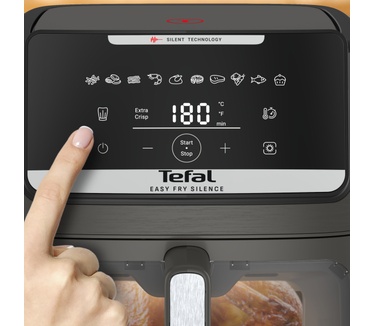 Tefal 7L stille airfryer met kijkvenster EY846HE0