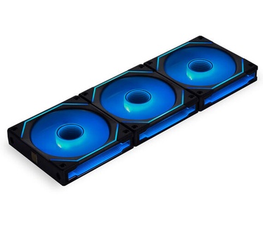 Lian Li Uni Fan SL-INF 120 Reverse RGB Triple Pack Zwart, 120mm