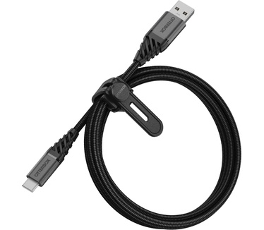 Otterbox Premium Cable USB A-C 1M, zwart