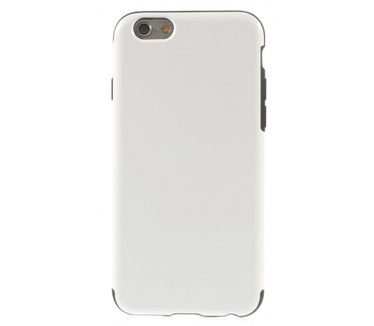 Kees Lederlook Gel Hoesje Apple iPhone 6 - Wit