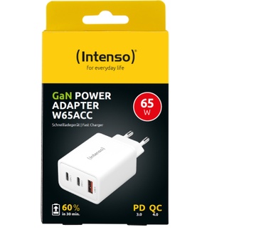 Intenso POWER ADAPTER 1XUSB-A/2XUSB-C/7806512
