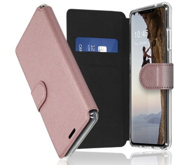 Accezz Xtreme Wallet Bookcase iPhone 13 Pro - RosГ© Goud