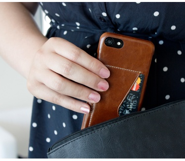 Mobiparts Excellent Backcover Samsung Galaxy S9 Plus Oaked Cognac