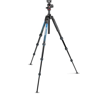 Manfrotto Befree Advanced Aluminium (Zwart/Blauw)