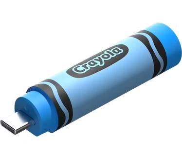 Sandisk Crayola 256GB Blauw
