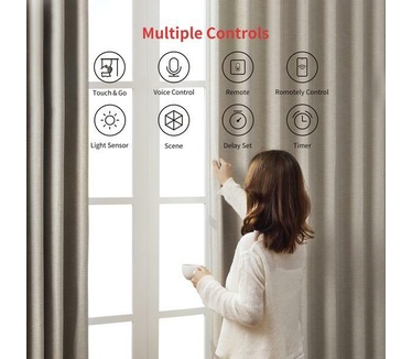 Switchbot Curtain Staaf Zwart (4-pack)